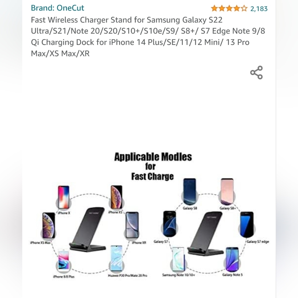 Fast Wireless Charger Stand - Picture 7 of 7